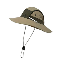 Faltbarer Outdoor-Sonnenhut mit UV-Schutz UPF 50+ - Khaki