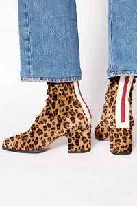 Alina | Elegante Stiefel Damen modern & lässig - Leopardenmuster