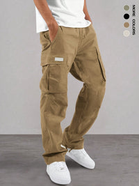 Lorencio™ Premium Mehrtaschen-Cargohose - Khaki