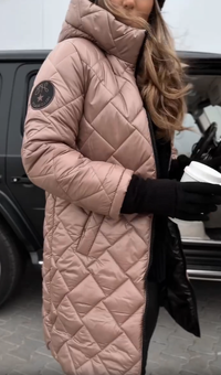 Clara | Gestepptes Damen Kapuzenjacke modern stilvoll - Rosa
