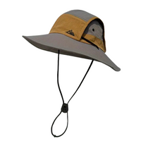 Faltbarer Outdoor-Sonnenhut mit UV-Schutz UPF 50+ - Grau