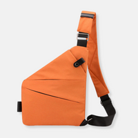 Liv | Sichere Schultertasche aus Nylon - Orange