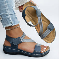 Juanita | Orthopädische Komfortsandale für Damen - Blau