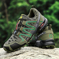 Unisex Wasserdichte Robuste Outdoor Wanderschuhe - Grün