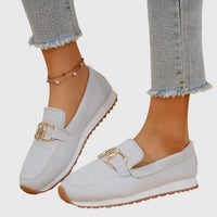 Kira | Damen Leichte Komfort Loafer – Leichte Stützende Loafer für Alltag 2026 - Weiß