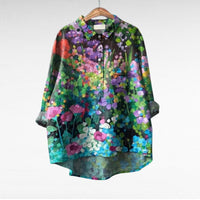 Thérèse™ - Elegante Sommerbluse - Gedruckt 1