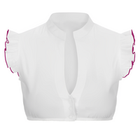 Sharla - Elegante Bluse für das Oktoberfest - Rot