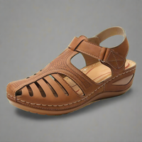 Hanna | Orthopädische Sandale mit Hallux-Valgus-Unterstützung - Braun