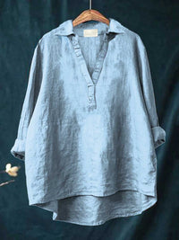 Andrea™ - Elegante Sommerbluse - Blau
