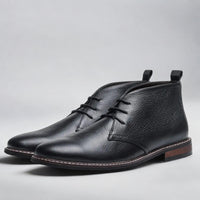 Max | Herren Chukka-Stiefel zeitlos & elegant tragbar - Schwarz