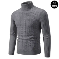 Eleganter Herbstpullover für herren - KENDRICK - Grau