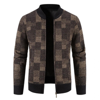 FYNN - Vintage Sweatjacke - Braun