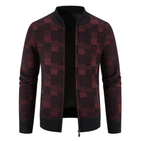 FYNN - Vintage Sweatjacke - Rot