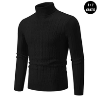 Eleganter Herbstpullover für herren - KENDRICK - Schwarz