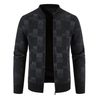 FYNN - Vintage Sweatjacke - Dunkelblau