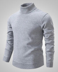 Bernd | Herren Klassischer Rollkragenpullover - Grau