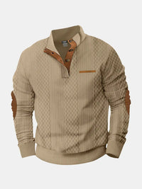 Jonas | Herren Klassiker Zopfmuster Pullover - Beige