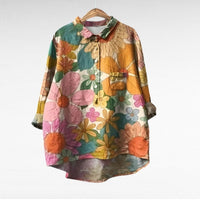 Camille™ -  Elegante Sommerbluse - Gedruckt 6