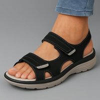 Lisa | Orthopädische Komfortsandalen - Schwarz