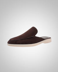 Lukas | Herren Klassiker Fersenfreie Slipper - Dunkelbraun