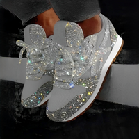 Ross - Trendige Schnürsneaker - Silber