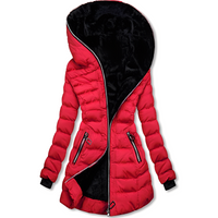 Jasmine - Modische Damen-Kapuzenjacke - Rot
