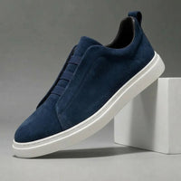 Saschaa - Sneaker Aus Wildleder - Dunkelblau