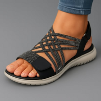 Heidi | Orthopädische Sandale für Damen - Schwarz