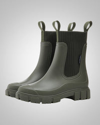 Verena | Damen Sommer Wasserdichte Gummistiefel - Grün