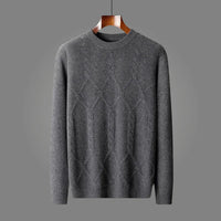 Nico | Stilvoller Strickpullover für Herren - Grau
