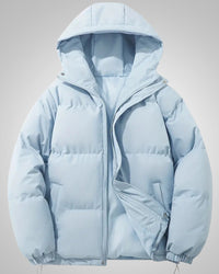 Romi | Damen Gefütterte Kapuze Daunenjacke - Blau