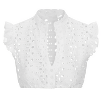 Sharla - Elegante Bluse für das Oktoberfest - Weiß 2