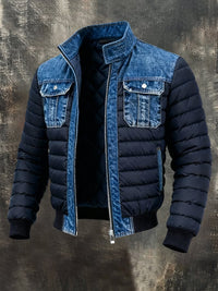 Marco | Doppelte Denim-Jacke Herren modern & stylisch - Denim