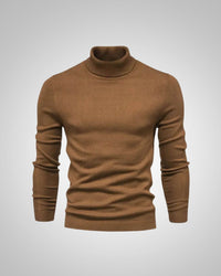 George | Herren Slim Fit Rollkragenpullover - Braun