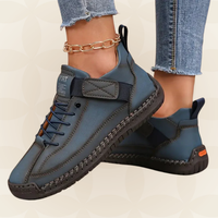 Margreet - Damen Bequeme Orthopädische Sneakers mit Dämpfung - Dunkelblau