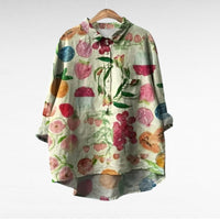 Camille™ -  Elegante Sommerbluse - Gedruckt 2
