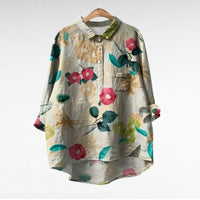 Camille™ -  Elegante Sommerbluse - Gedruckt 3