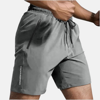 Schnell trocknende Active Shorts - Grau