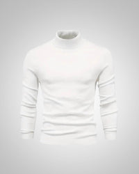 George | Herren Slim Fit Rollkragenpullover - Weiß