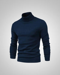 George | Herren Slim Fit Rollkragenpullover - Dunkelblau