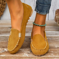 Neva | Damen Ballerinas Gummisohle Flache Sohle – Komfort Ballerinas Alltag 2026 - Gelb