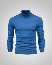 George | Herren Slim Fit Rollkragenpullover - Blau