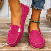 Neva | Damen Ballerinas Gummisohle Flache Sohle – Komfort Ballerinas Alltag 2026 - Rosa