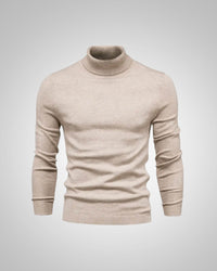 George | Herren Slim Fit Rollkragenpullover - Beige