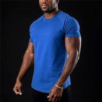 Robert | Herren Slim Fit Einfaches T-Shirt – Herren Basic Slim Fit Shirt 2026 - Blau