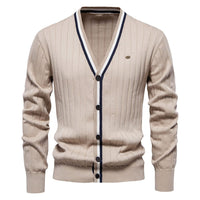Sam - Elegante Strickjacken für Herren - Beige