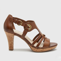 Carla | Damen Komfort Absatzschuhe – Stützende Elegante Pumps Damen - Terrakottabraun