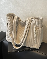 Gabriele | Damen Stilvolle Lässige Schultertasche - Beige
