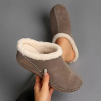 Nora | Damen Slip-On Sandalen weich und edel - Braun