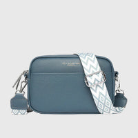 Amara | Leder Schultertasche - Blau